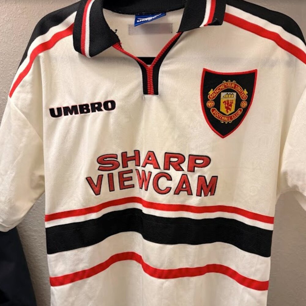 Vintage 1994-96 Manchester United Away Jersey Medium